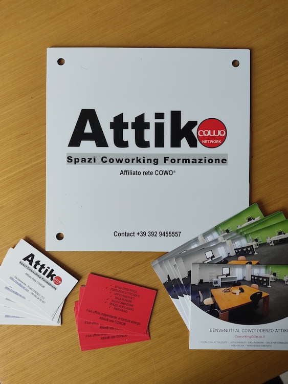 Benvenuti a Attiko, Coworking affiliato Rete Cowo